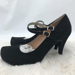 JustFab | Women's Rayna Pumps | Black |  Size 8